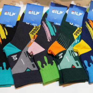 Custom Men's Graffiti Streetwear Crew Socks - Hip Hop Urban Art Printed Cotton Blend Socks