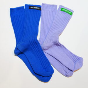 Bulk Fashion Ribbed Crew Socks Custom Brand Label for Daily Wear